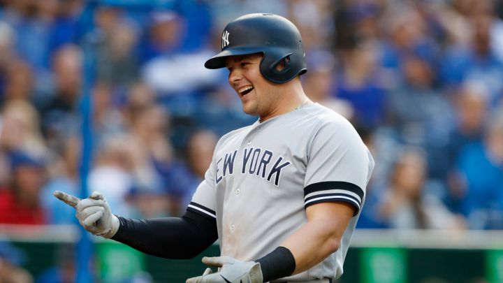 Luke Voit con los Yankees