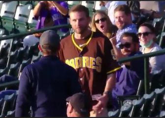 Terrible actitud de este aficionado en la MLB