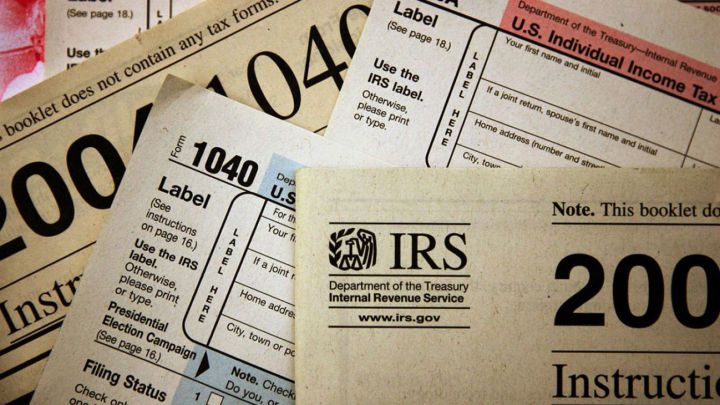 formatos para presentar la declaración de impuestos del IRS