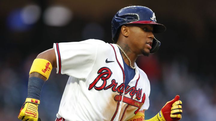 Ronald Acuña con los Braves
