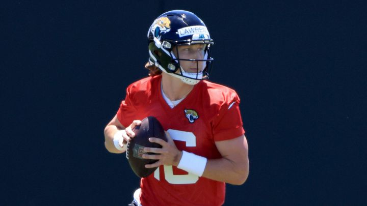 Trevor Lawrence con los Jaguars