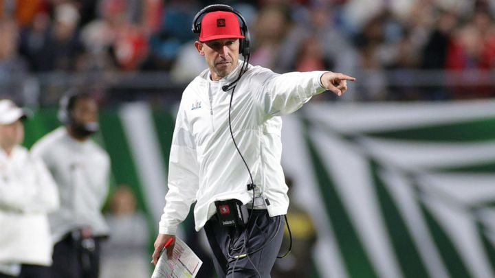 Kyle Shanahan con los 49ers