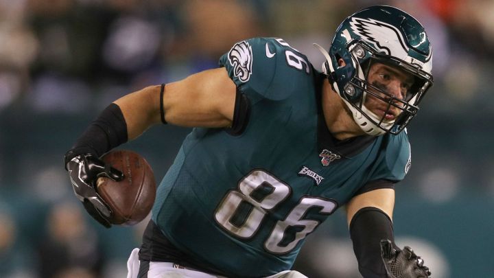 Zach Ertz con los Eagles