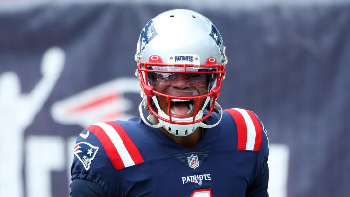 Cam Newton con los Patriots