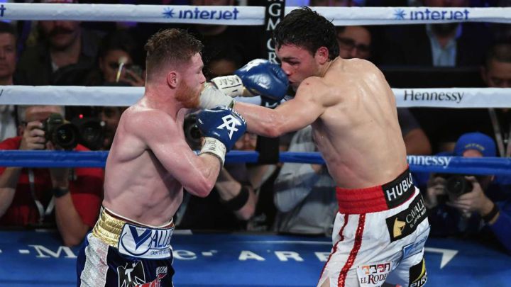 Álvarez y Chávez Jr pelearon en 2017; la victoria fue para Canelo por decisión unánime.