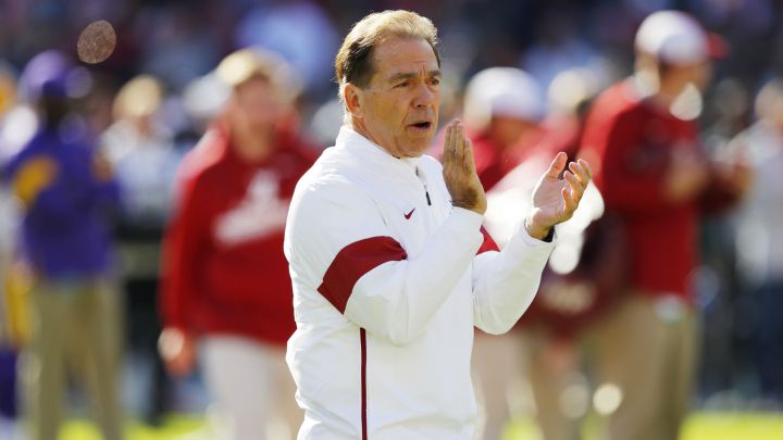 Nick Saban con Alabama