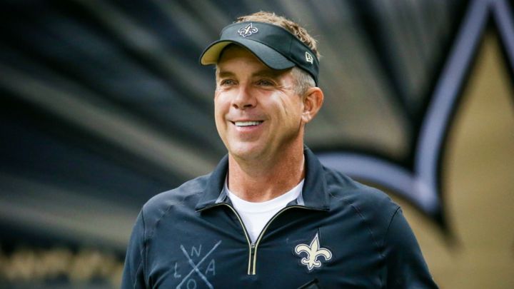 Sean Payton con los Saints