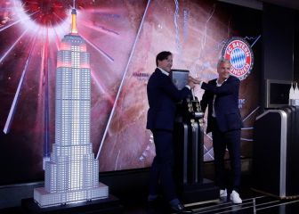 El homenaje del Empire State al Bayern Múnich en Nueva York