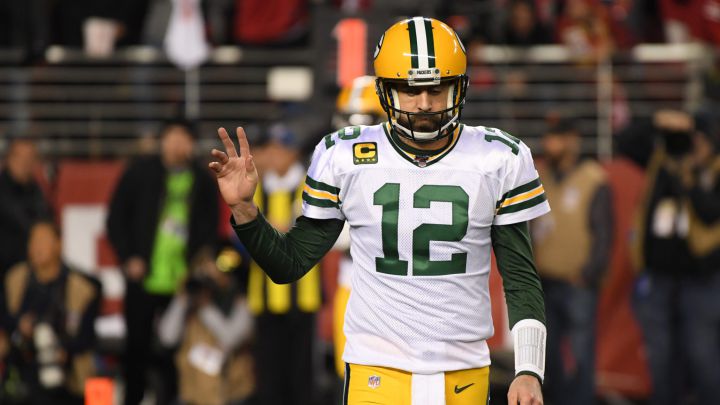 Aaron Rodgers con los Packers