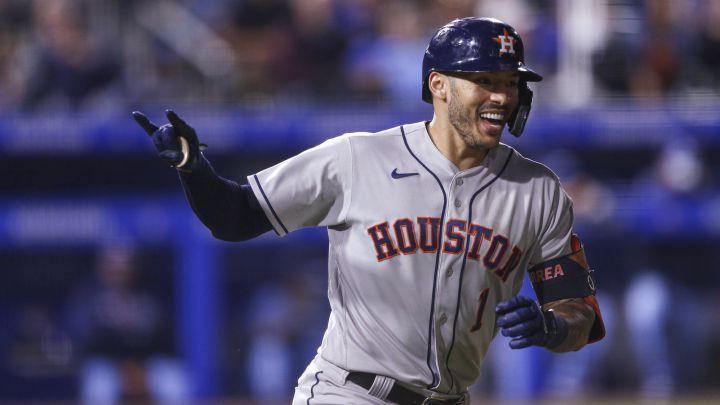 Carlos Correa con los Astros