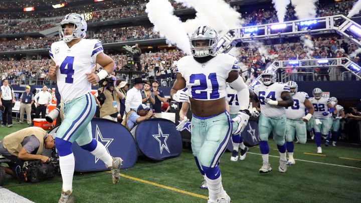 Dak Prescott y Ezekiel Elliott con los Cowboys