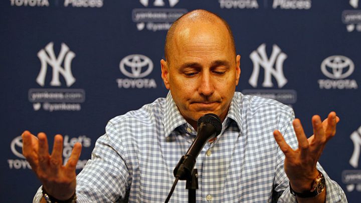 Brian Cashman con los Yankees