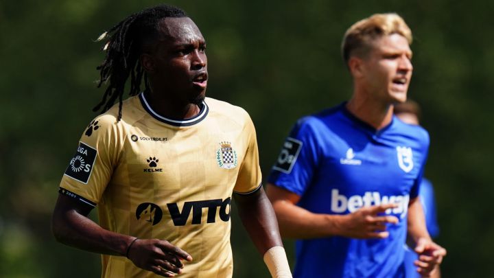 Alberth Elis en juego de Boavista en contra de Belenenses en la Liga NOS.