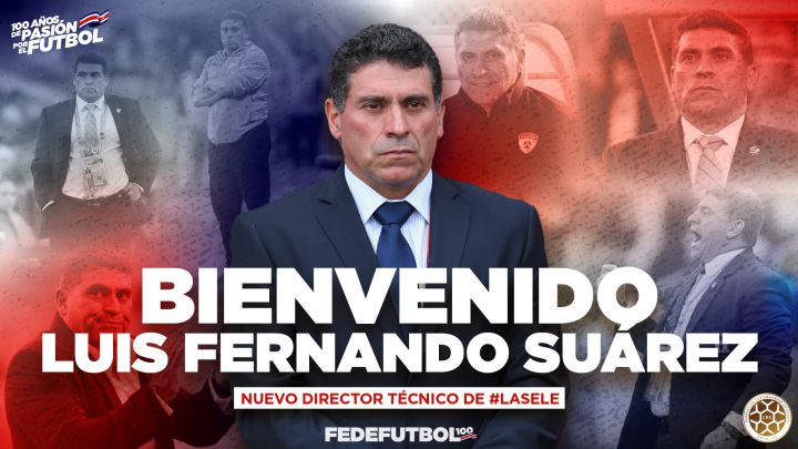 Luis Fernando Suárez es elegido como entrenador de Costa Rica