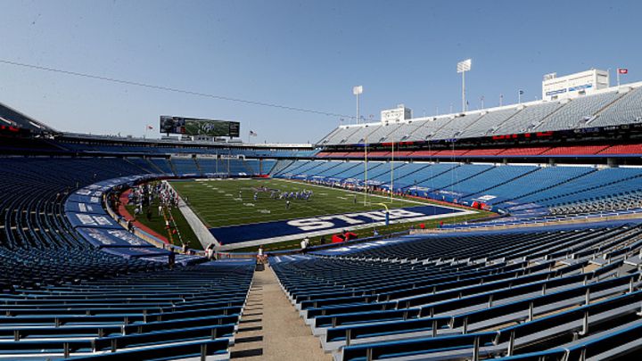 Panorámica del Highmark Stadium de los Bills