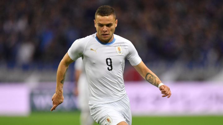 Jonathan Rodríguez disputa su tercera Copa América con Uruguay.