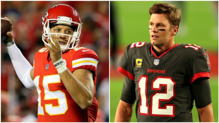 Tom Brady y Patrick Mahomes