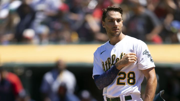 Matt Olson con los Athletics