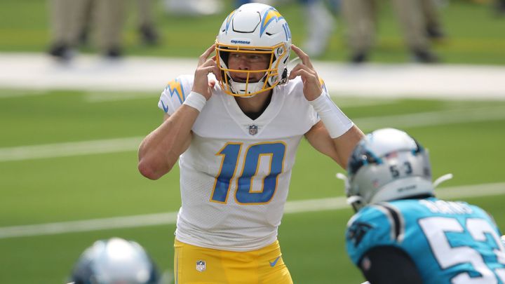 Justin Herbert con los Chargers