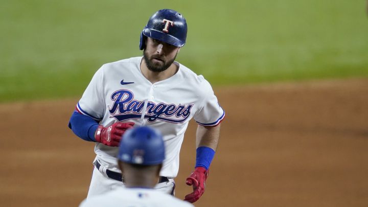 Joey Gallo con los Rangers