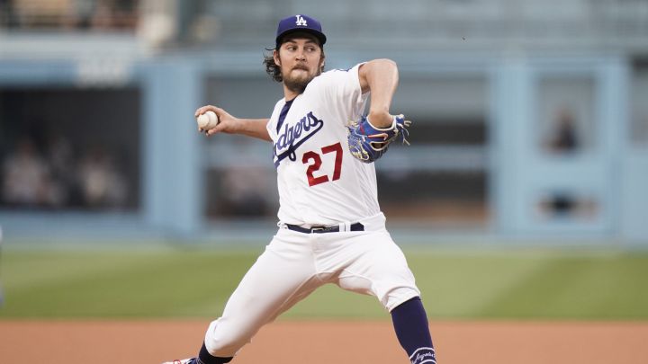 Trevor Bauer con los Dodgers
