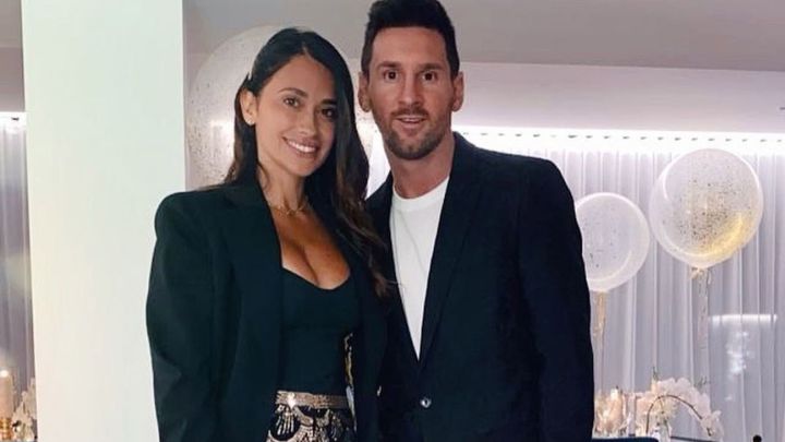 Antonela Roccuzzo y Messi