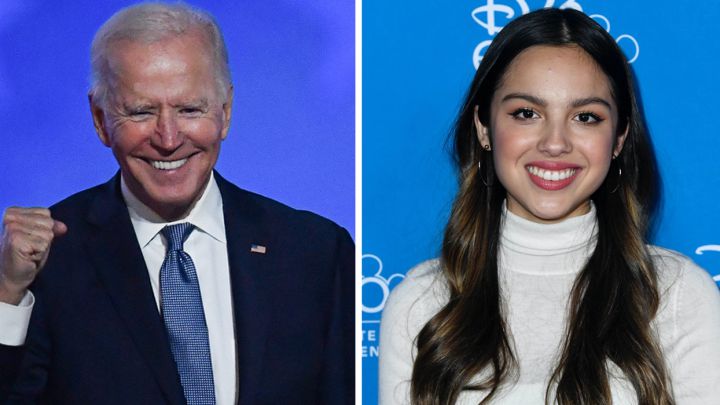 Joe Biden y Olivia Rodrigo