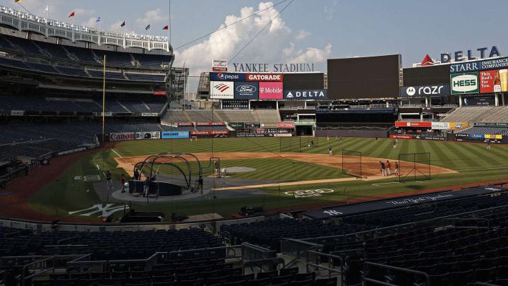 panorámica del yankee stadium
