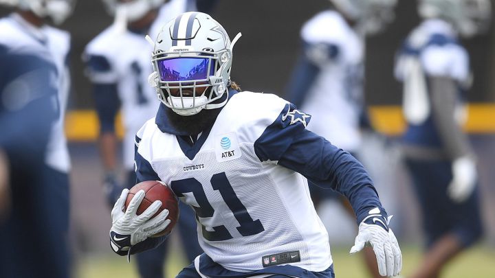 Ezekiel Elliott en el Training Camp de Dallas Cowboys