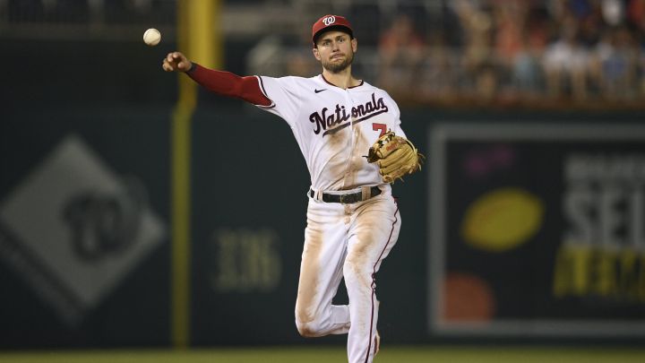Trea Turner jugando para Washington Nationals