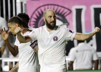 Doblete de Higuaín le da vida a Inter Miami en la MLS