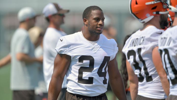 Nick Chubb con los Browns
