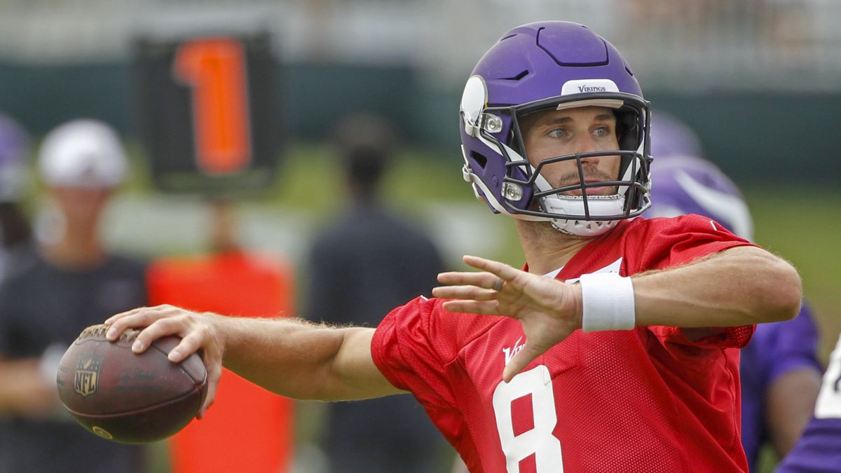 Kirk Cousins con los Vikings