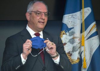 Louisiana restablece el mandato de uso de mascarillas