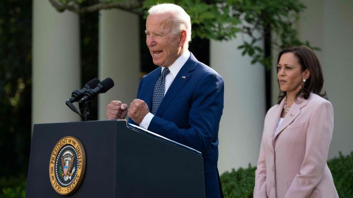Presidente de los Estados Unidos, Joe Biden, y vicepresidenta de los Estados Unidos, Kamala Harris