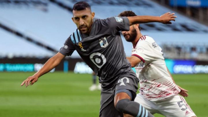 Ramón Ábila con Minnesota United