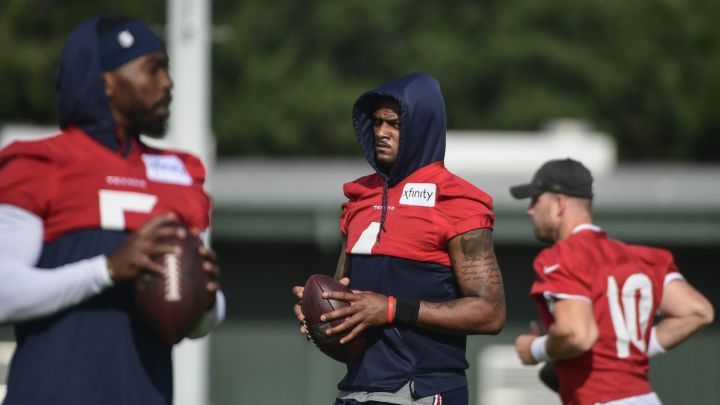 Deshaun Watson en el training camp de Houston Texans.
