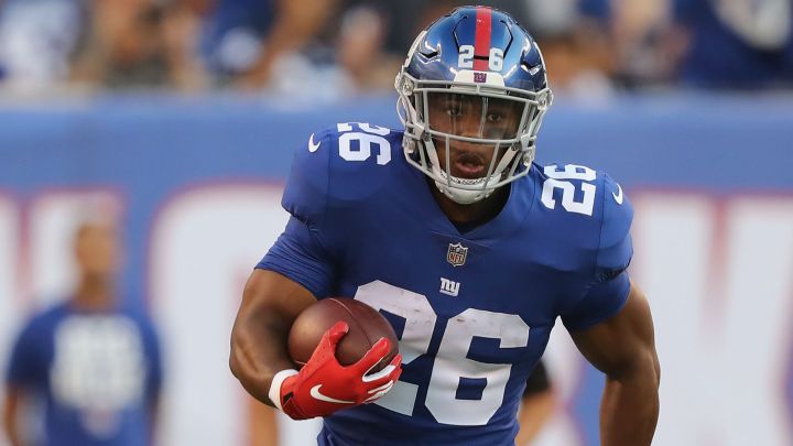 Saquon Barkley con los Giants