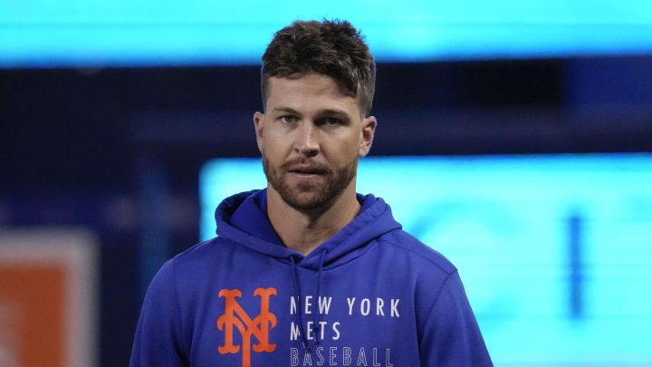 Jacob deGrom previo a un partido de New York Mets.