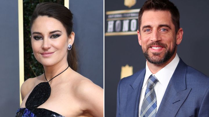 Shailene Woodley y Aaron Rodgers
