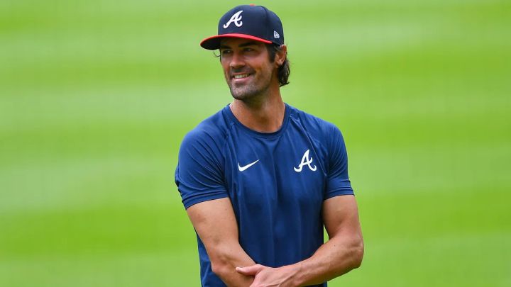 Cole Hamels con los Braves