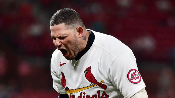 Yadier Molina con los Cardinals