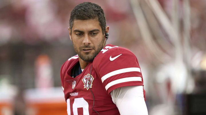 Jimmy Garoppolo con los 49ers