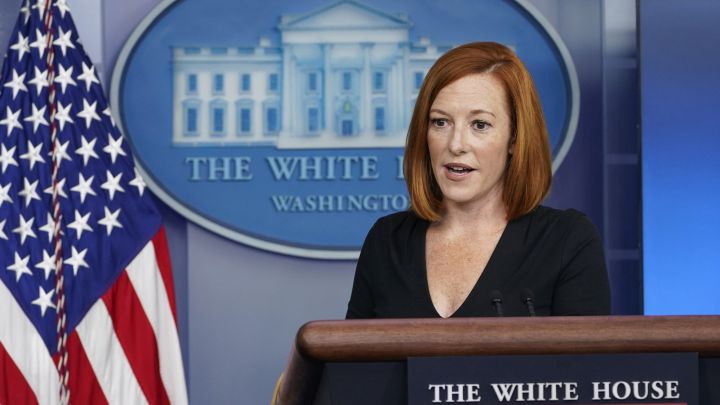 Jen Psaki, secretaria de prensa de la Casa Blanca