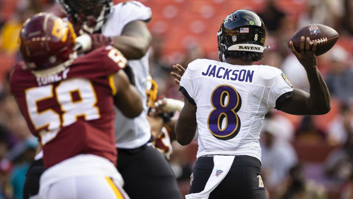 Lamar Jackson, quarterback de Baltimore Ravens.