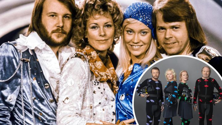 Cuatro integrantes de ABBA (Agnetha Fältskog, Björn Ulvaeus, Benny Andersson y Anni-Frid «Frida» Lyngstad)