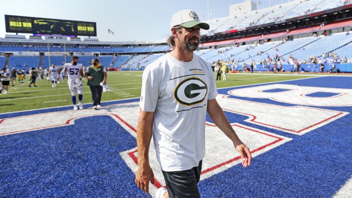 Aaron Rodgers con los Packers