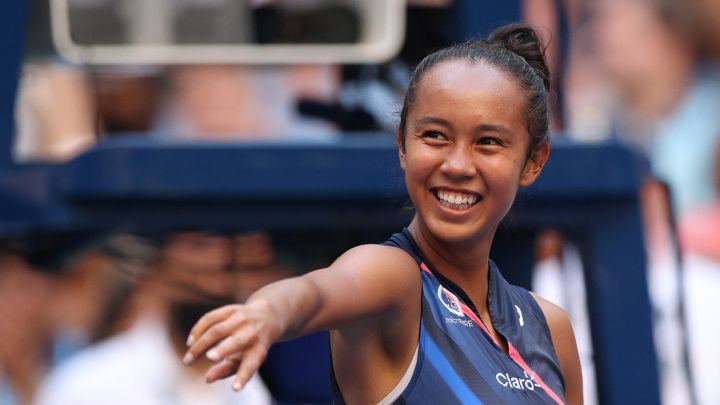 Leylah Fernández en el US Open