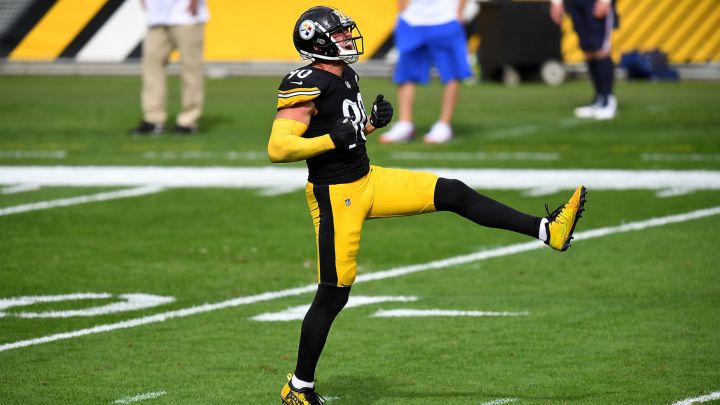 T.J. Watt, linebacker de los Pittsburgh Steelers.