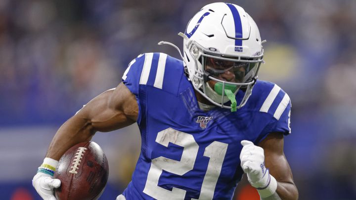 Nyheim Hines, runnning back de los Indianapolis Colts.
